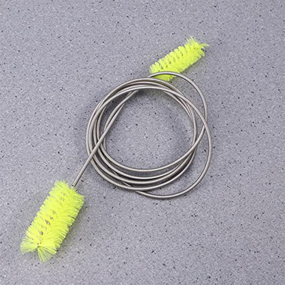 LIOOBO 2pcs Double-Ended Brush Hose Cleaning Brush for Water Pipe and Aquarium Cleaning