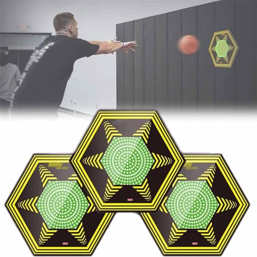 ERICAT Agile Fitness Light, Reaction Cognitive Training Kit with LED Display Screen, Improves Reaction Time and Agility, 4 Switch Modes Adjust and Intelligent Sensing, for Fitness, Sports, Lacrosse