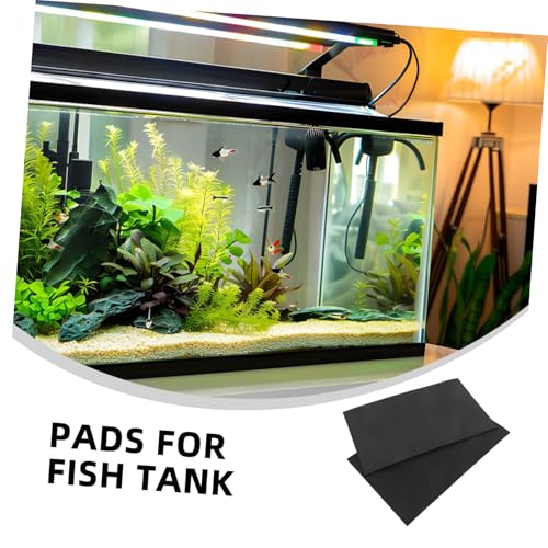 Yardwe 2pcs Aquarium Leveling Mat Insulated Pad for Fish Tank Stability Non Slip Cushion for Aquatic Pets Reduces Noise Enhances Aquascaping
