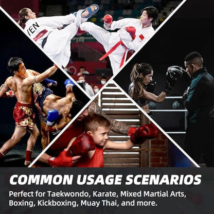 Martial Arts Karate Protective Sparring Gear Package Deal/Gift Adjustable Adult & Youth Headgear, Gloves & Kicks for MMA, Taekwondo, Boxing Training - color: Black, size: Small