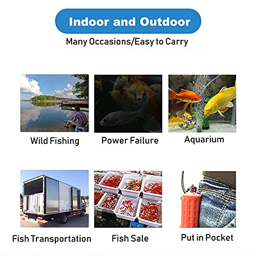 Aquarium Air Pump Mini USB Fish Tank Oxygen Air Pump Portable Ultra Silent Air Aerator Pump Energy Saving Oxygen Bubbler with Air Stone and Single Outlet Silicone Tube 1W - color: Black