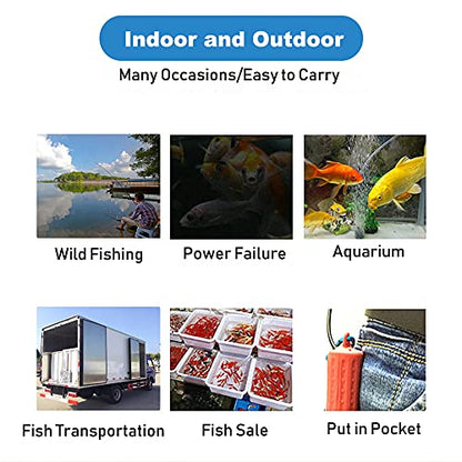 Aquarium Air Pump Mini USB Fish Tank Oxygen Air Pump Portable Ultra Silent Air Aerator Pump Energy Saving Oxygen Bubbler with Air Stone and Single Outlet Silicone Tube 1W - color: Black