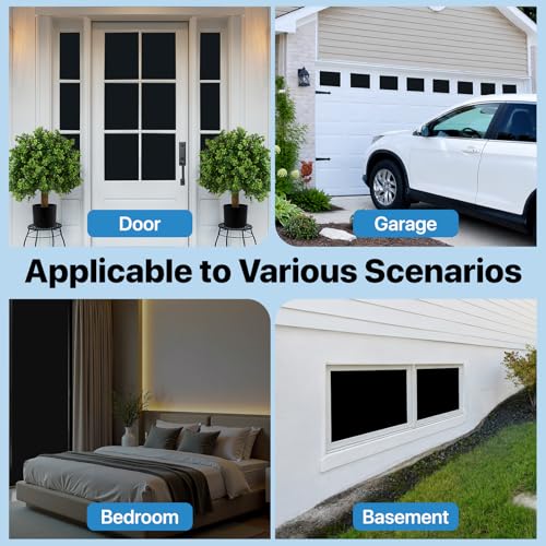 Large Fish Tank Background, Static Cling Black Aquarium Background, Glue-Free, Easy Installation Fish Tank Aquarium Backdrop Wallpaper Decorations(29.5"x 78.7") - size: 29.5" x 78.7"
