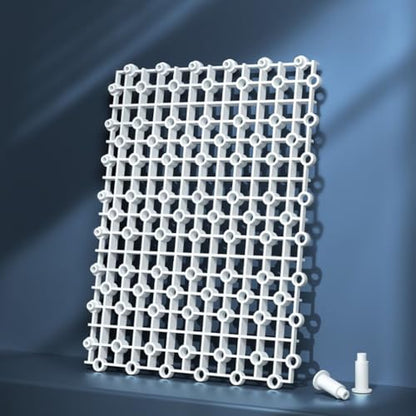 BESPORTBLE 1set Aquarium Bottom Divider Board Plastic Fish Tank Isolation Grid for Breeding and Separation Support Columns