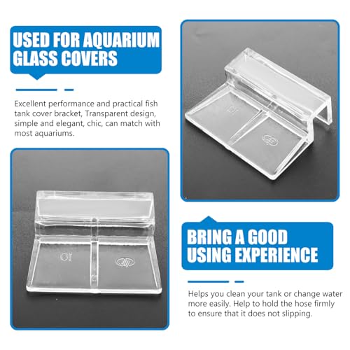 BESPORTBLE 4pcs Fish Tank Lid Supports Sturdy Acrylic Cover Holders for Aquariums for Heat Preservation and Secure Fitting for Turtle Tanks and Pet