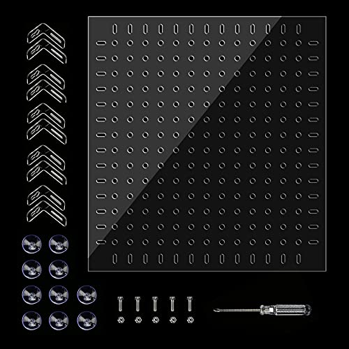 Aquarium Divider Clear 15/20 Gallon Fish Tank Divider with Suction Cups Accessories - size: 20gal(11.4*11.8in)