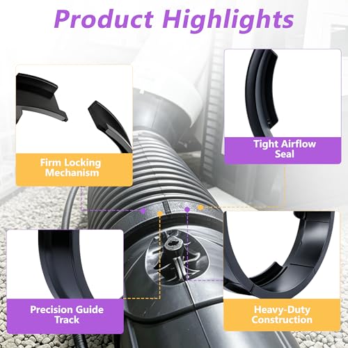 4282-701-6301 Backpack Blower Tube Slip Ring | Compatible with STIHL BR450 BR700 BR800 | Durable Leaf Blower Rotating Ring | Premium Replacement Connector Ring for Outdoor Blower Equipment Maintenance