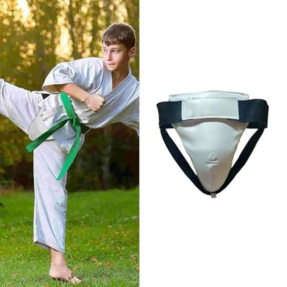 Various Sport Groin Guard Protective Cup Suitable for Combat Training Hockey Football Breathable Design Universally Fit Youth Soldierly Creativity Guard - color: White womens large