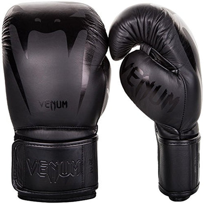 Venum Giant 3.0 Boxing Gloves - Nappa Leather - color: Black/Black, size: 14 oz