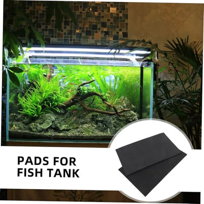 VICASKY 2pcs Aquarium Bottom Mat Nonslip Fish Tank Cushion Pad Support for Aquatic Pets Shockproof Durable Leveling Mat for Enhanced Stability and Comfort