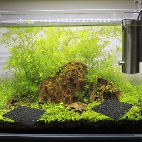 VANZACK 5 Pack Aquarium Filtering Plates 5.70X5.70X0.98In Fish Tank Bottom Filter Plate Divider Board Grid for Undergravel Filter System