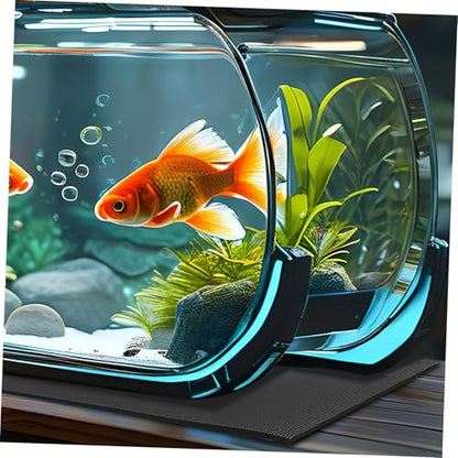 LIOOBO Shockproof Fish Tank Mat Non Slip Aquarium Pad Thick Durable Household Tank Cushion Reduces Stress and Protects Integrity of Your Aquarium