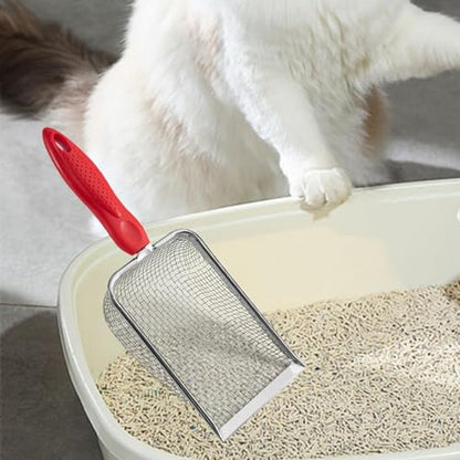 Cat Litter Cat Sand Shovels for Pets Supplies Kittens Reptile Terrarium, Mesh 2.0mmx2.0mm