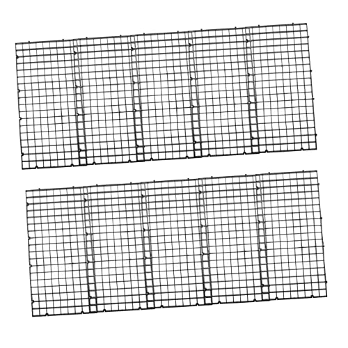 WOONEKY 10pcs Fish Tank Grid Isolation Tray for Breeding Aquarium Supplies Egg Crate Bottom Divider Durable Panel for Fish Survival Rate Increase