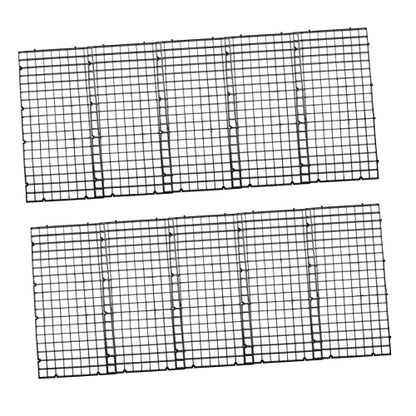 WOONEKY 10pcs Fish Tank Grid Isolation Tray for Breeding Aquarium Supplies Egg Crate Bottom Divider Durable Panel for Fish Survival Rate Increase