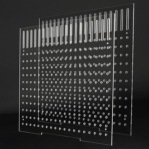 2pcs Fish Tank Dividers, Acrylic Divider Isolation Board with Suction Cups, DIY Designed Clear Easy to Install and Assemble for Fish Tank Aquarium, 15.74 x 11.81
