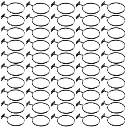 6in Metal Ball Holder Wall Mount for Basketball Football Display - size: 50 Pack/6in