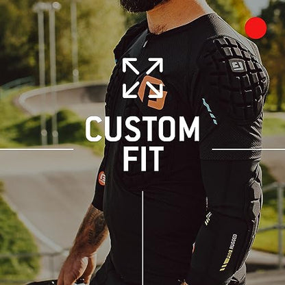 G-Form Pro-Rugged 2 MTB Elbow Guards - Breathable Compression Elbow Sleeves - Elbow Guards for Mountain Biking, Cycling & More - Protective Elbow Pads for Athletes - size: Adult Medium