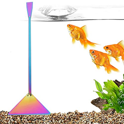 Aquarium Long Sand Spatula, 32cm Stainless Steel Fish Tank Sand Soil Substrate Flattener