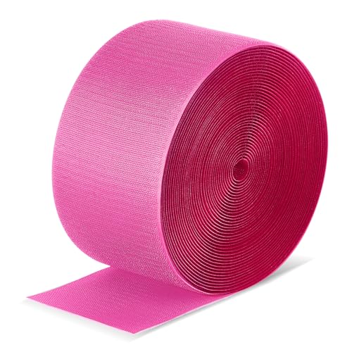 Shappy Gymnastics Mat Hook Fastener Gymnastics Cheer Mats Tape Strip for Tumbling 4" Wide Carpet Repair Nylon Hook for Carpet Bonded Foam Seams Cheer Gym Floors Cheerleading Supplies - color: Pink