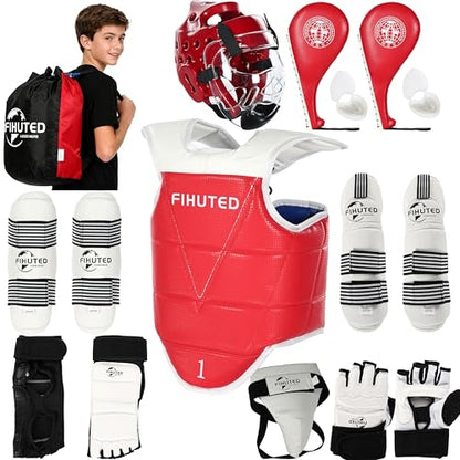 Taekwondo Sparring Gear Set - size: #2