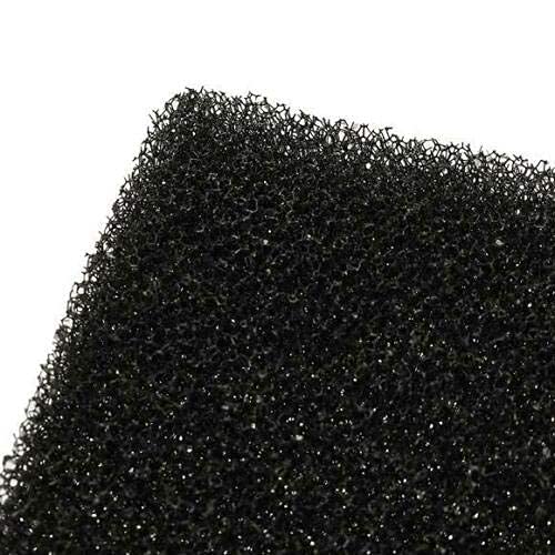 Coarse Bio Sponge Filter Media Pad Cut-to-fit Foam Upto 40" Aquarium Fish Tank, 23.6" x 17" x 2" (Black, 40PPI, 1pc) - size: 23.6" x 17" x 2" (Black, 40PPI, 1pc)