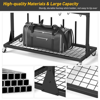 ikkle Large‑Capacity Hockey &Lacrosse Gear Drying Rack.