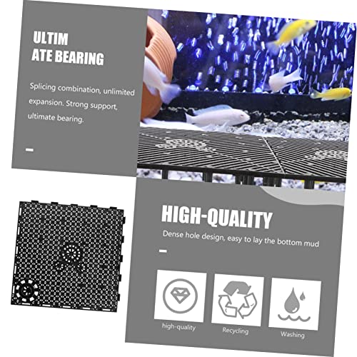 12pcs Aquarium Divider Board Isolation Plates for Fish Tanks Bottom Plates Dense Design for Circulation and Oxygenation