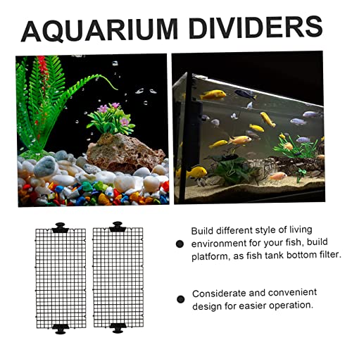SUPVOX 1set Aquarium Isolation Board High-Transparency Divider Cups for Fish Tanks Easy Installation Material for Fish Breeding and Separation