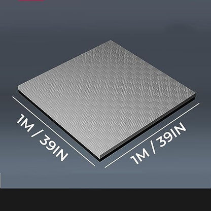 4 Pcs 100x100 CM Puzzle Exercise Mat, EVA Foam Interlocking Tiles for Exercise, Gymnastics and Home Gym, Three Thicknesses(Size:100x100x3cm)