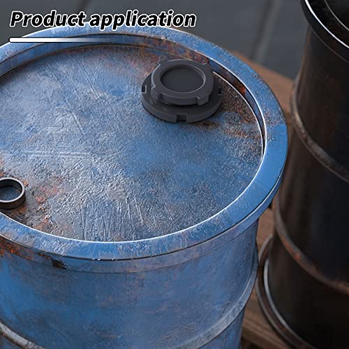 1PCS Black PVC 3'' Bulkhead Tank Connector Adapter Fitting with Plugs & Gasket for Water Tank, Rain barrels, Aquariums, Bathtubs and Sink - size: 3"(PVC) with Plugs & Gasket