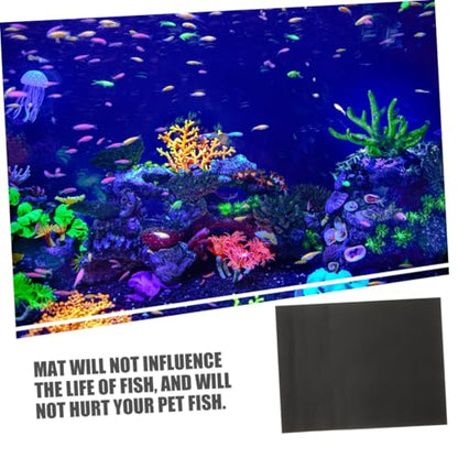 Levemolo 2pcs Nonslip Fish Tank Mat Thickened Cushioning Pad for Reptile Terrariums Thick Heat Absorption Stability for Aquariums and Fish Tanks