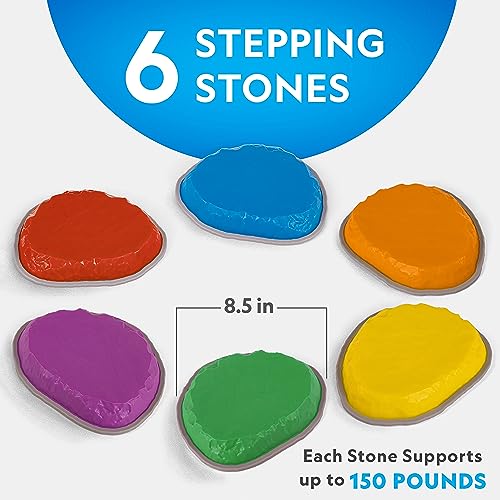 National Geographic 6-Piece Balance Stepping Stones Set for Kids - style: 6 Stepping Stones