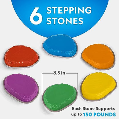 National Geographic 6-Piece Balance Stepping Stones Set for Kids - style: 6 Stepping Stones