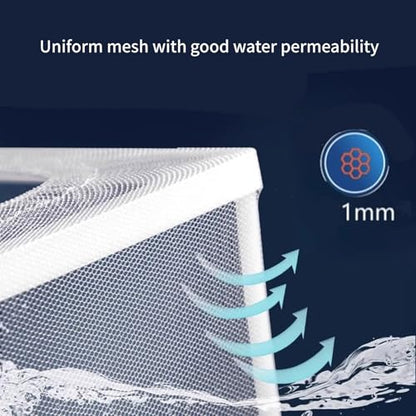 2PCS Protective Aquariums Breeding Cage Netting Nursery Tanks with Suction Cup for Fry Rearing and Secure Observation Fish Breeding Box with Suction Cup