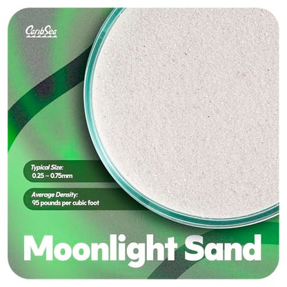 Carib Sea ACS05820 Super Natural Moonlight Sand for Aquarium, 5-Pound