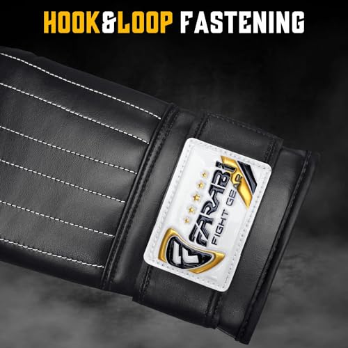 Farabi Sports Punching Bag Gloves - Heavy Bag Gloves for Men and Women Boxing Bag Gloves - Bag Mitts for Sparring, Boxing, MMA, Muay Thai, Kickboxing, Focus Pads and Punching Bag