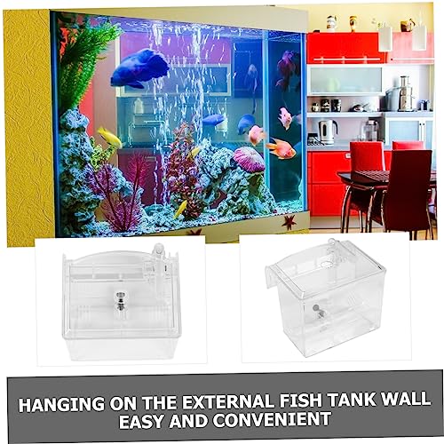 Toddmomy 1pc Fish Breeding Box Aquarium Isolation Case External Hanging Design for Breeding Acclimation Premium Fish Tank Accessory