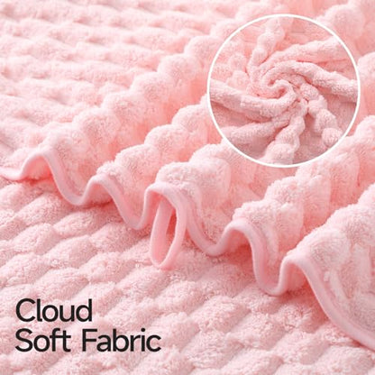 REDKISS 4 Pack Microfiber Bath Towels, Quick Dry, Super Soft, 27"x55" - color: Pink+yellow, size: 27"x55" Bath Towels