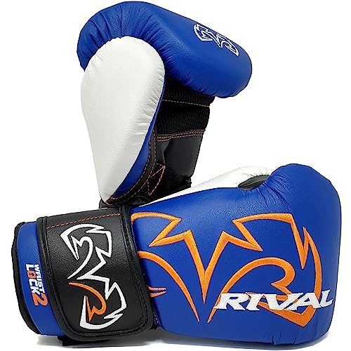 RIVAL Boxing RB11 Evolution Heavy Bag Gloves, with a High-Density, Power-Transmitting Foam and Microfiber Outer - color: Blue, size: X-Large