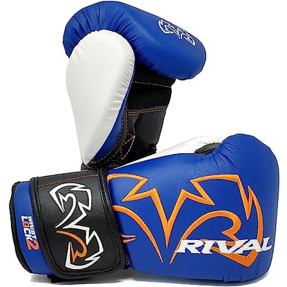 RIVAL Boxing RB11 Evolution Heavy Bag Gloves, with a High-Density, Power-Transmitting Foam and Microfiber Outer - color: Blue, size: X-Large