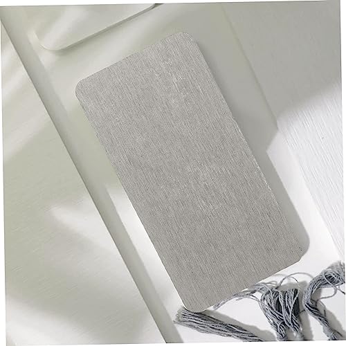 Mikinona 4pcs Diatomite Absorbent Pads for Quick Drying Multi-purpose Cup Soap Holders Bathroom Countertop Mats Grey for Home Hotel and Restaurant Use