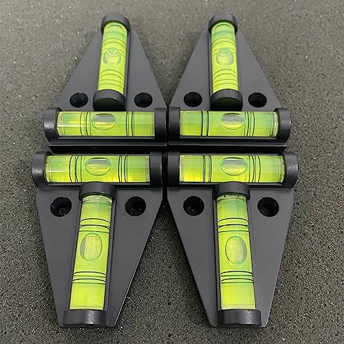 4Pcs Magnetic T Type RV Levelers, RV Parts Accessories Exterior Leveling Stablilization Levelers, Dual-use with Magnetism and Screws Mounting