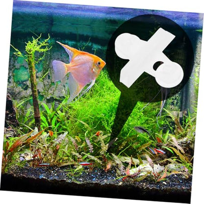 20pcs Aquarium Divider Clips Fish Tank Cup Clips for Separating Boards Easy Installation Antislip Design Material for Securing Aquatic Plants and Decorations