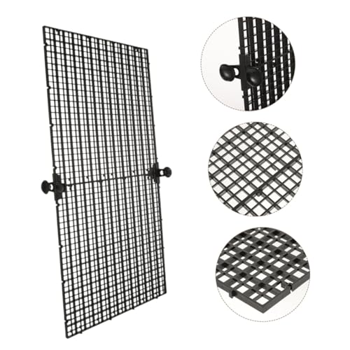 balacoo 4Sets Fish Tank Divider Plastic Grid Separator for Aquarium Escape Panels with Clamps for Fish and Pet Enclosures