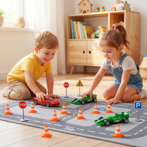 30/60/100 Pack Mini Traffic Cones, 1 Inch Tiny Construction Cones