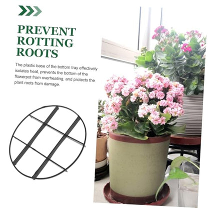 10pcs Flowerpot Base Drainage Tray Plant Dishes to Catch Water Outdoor Plant Plate Planter Base