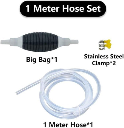 2024 Multifunction Liquid Sucker Pump, Manual Fuel Transfer Pump Portable Siphon Pump for Gas Gasoline Oil Fuel Petrol Diesel Fluid Water Fish Tank (9.8ft) - size: 9.8ft