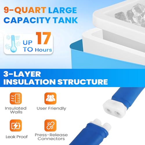 Ice Machine for Back Hip Belly Surgery | Wireless Remote & Temp Monitor