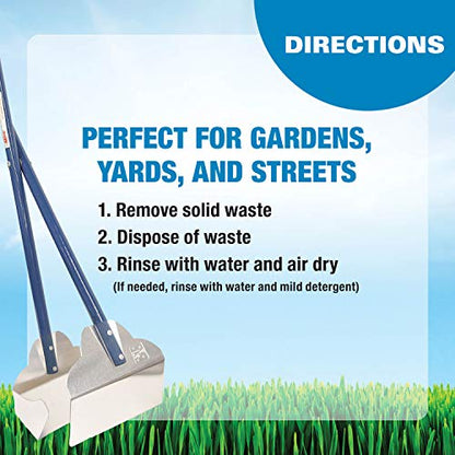 Four Paws Wee-Wee Pooper Scoopers for Dogs l Outdoor Rake l Spade & Pan l Pooper Scooper Set - size: 5.25" x 7" x 33.5", style: Spade Scooper